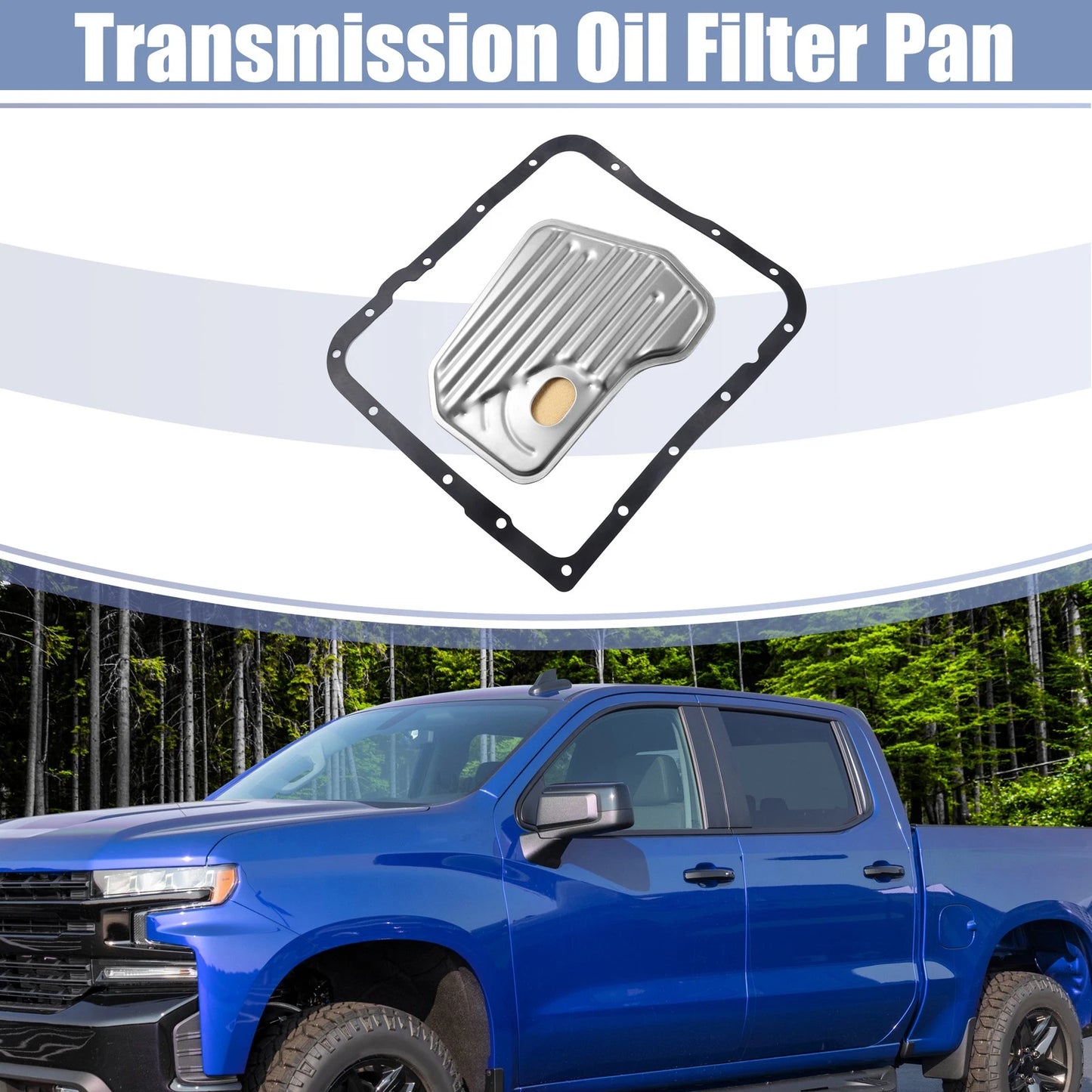 1 Set Transmission Filter Oil Pan Gasket for Chevrolet (1999-2013)