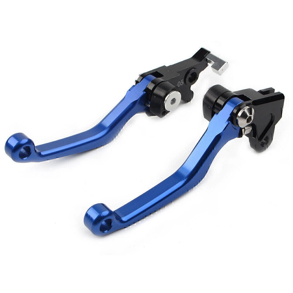Blue CNC Pivot Brake Clutch Levers for Honda XR250 XR400 (1995-2007)