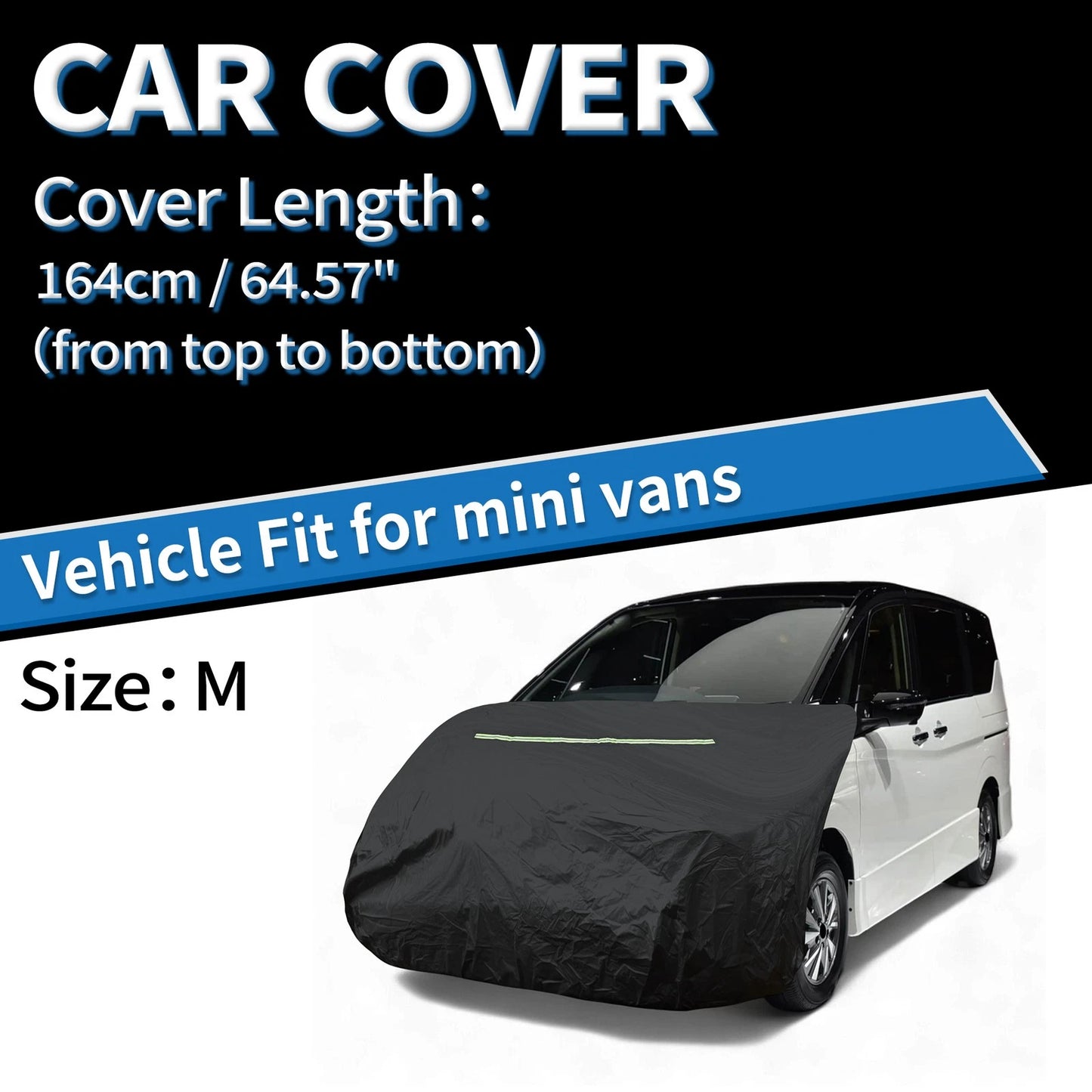 Hood Cover M Size for Mini Vans (210D Sino-Chemical Cotton)
