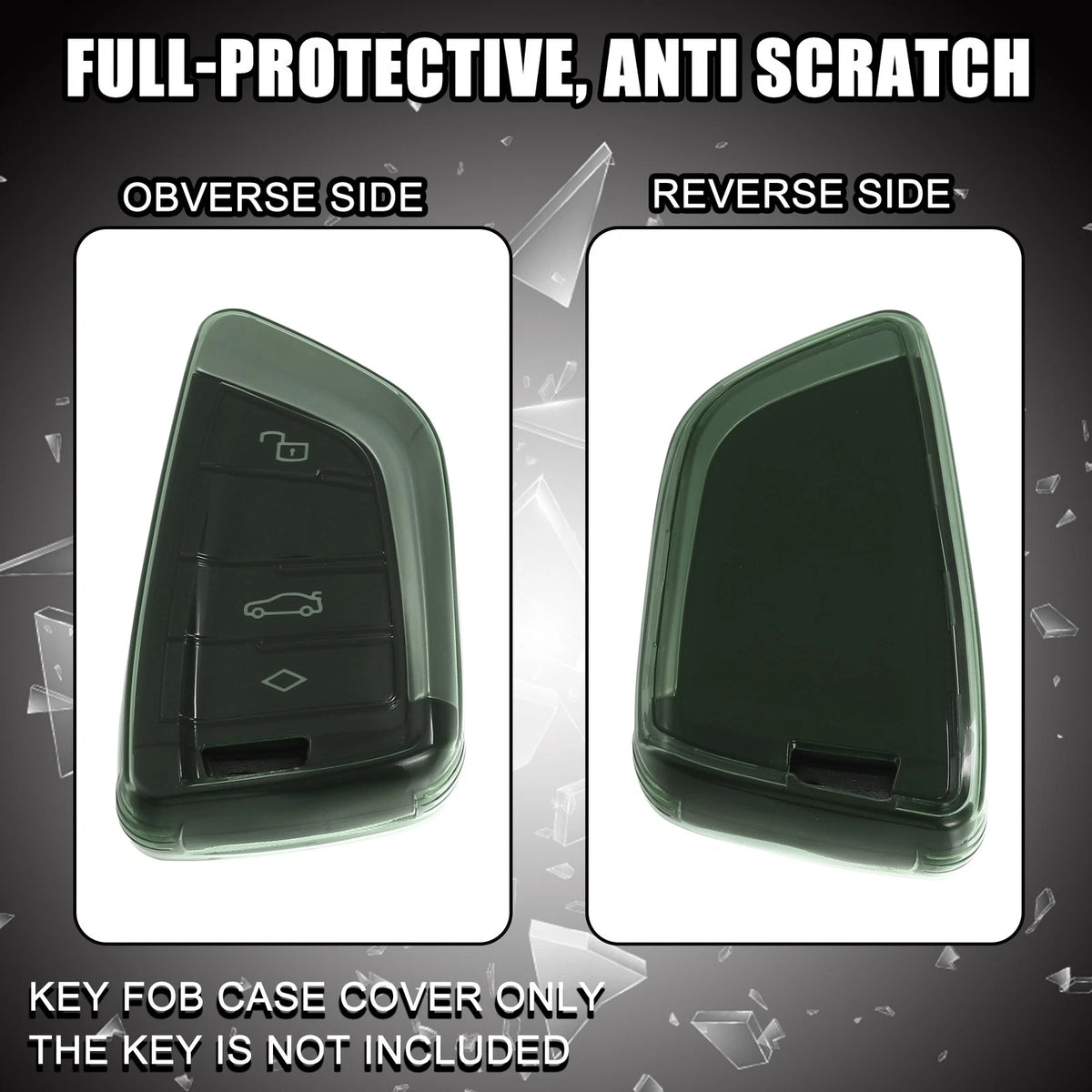 TPU Key Fob Remote Control Cover for BMW 1 2 3 5 6 Series