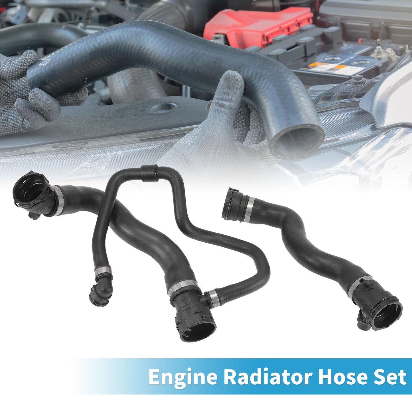 Radiator Hose Set 2.0L Engine for BMW 528i (2012 - 2016)