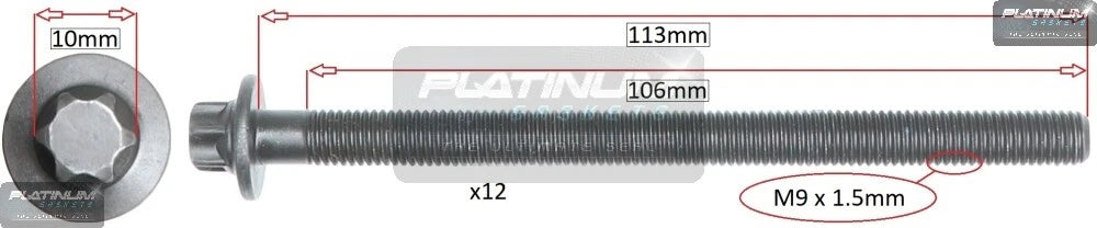 Cylinder Head Bolt Set for Isuzu NKR200 (2003-2008)