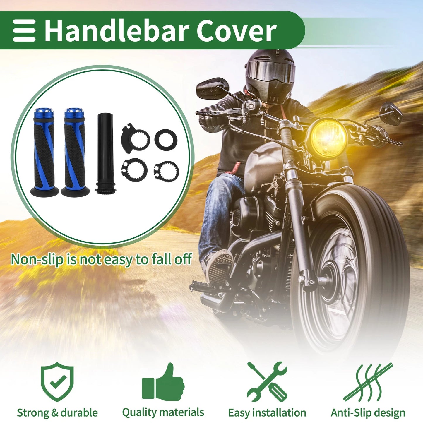 7/8" 22mm Hand Grips Cover for Make Model