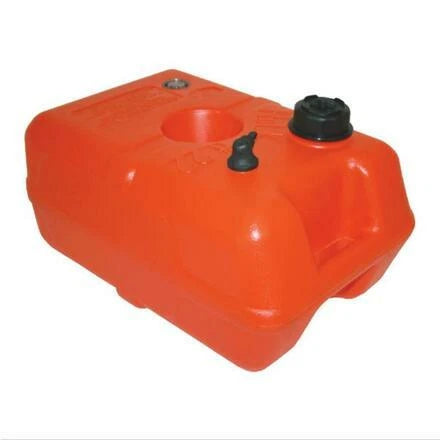 Portable 22L Fuel Tank for Outboard Motors - Moulded Plastic with Gauge
