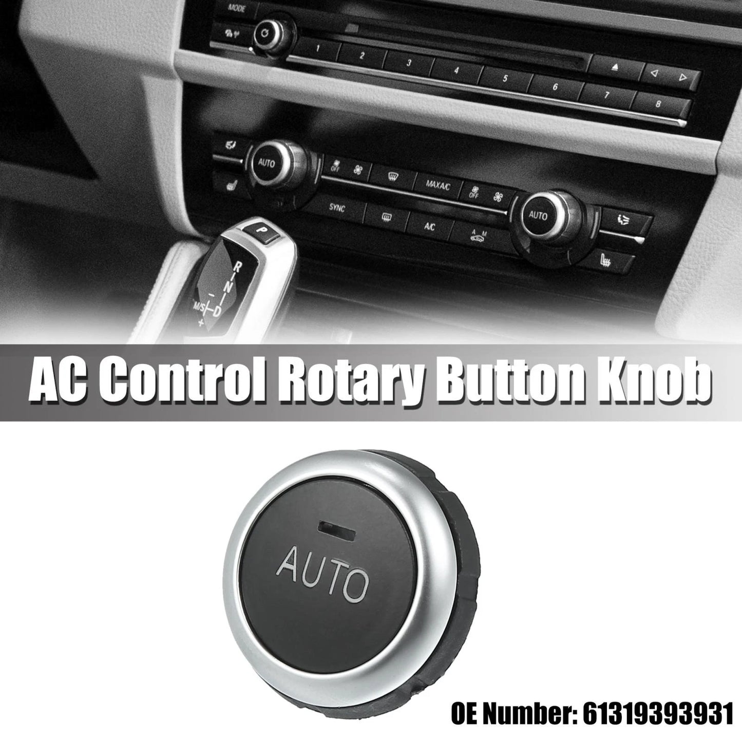 HVAC Air Conditioner Control Switch Knob for BMW 5 Series X5