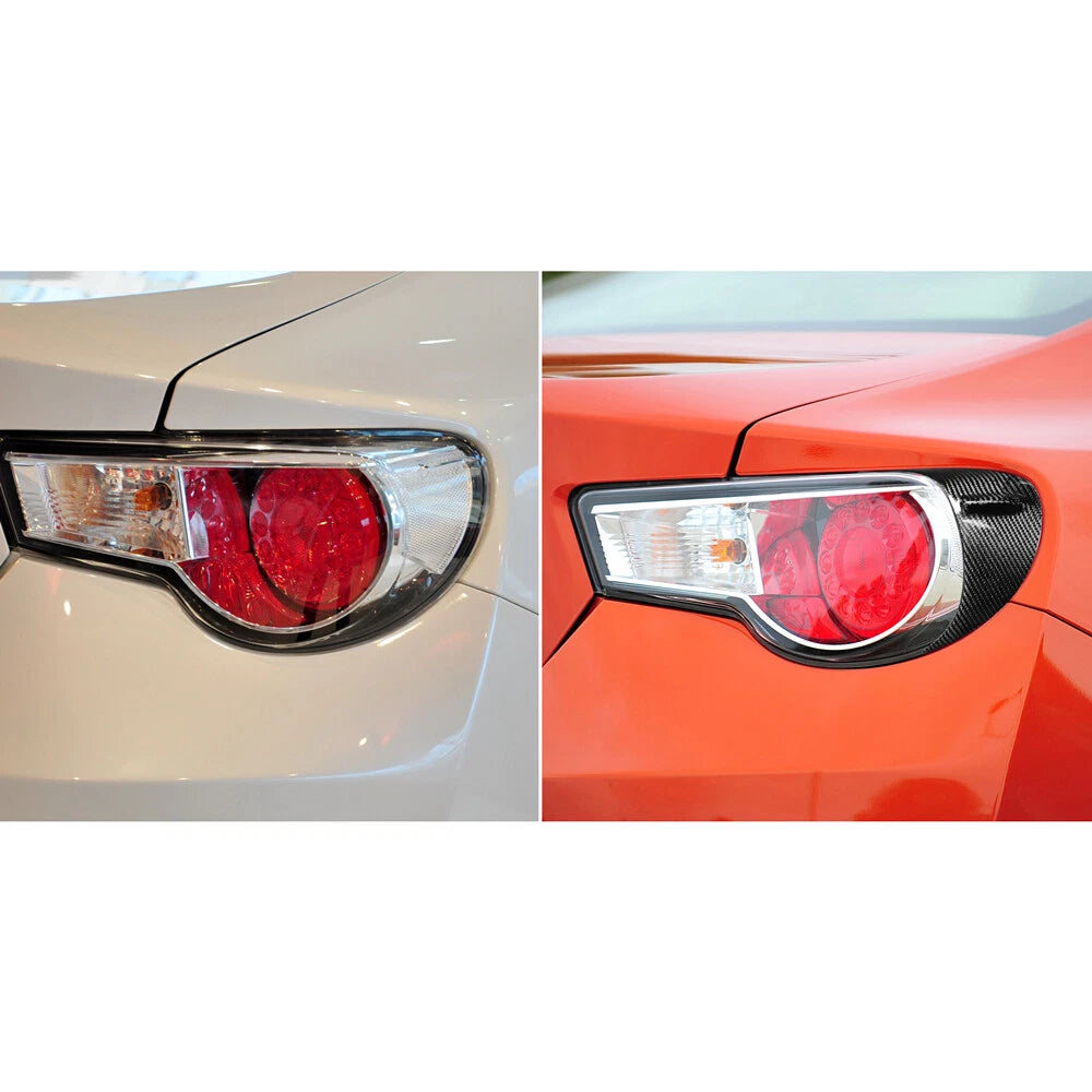 4 x Carbon Fiber Headlight Eyelid Covers for Scion FRS, Subaru BRZ (2013-2020)