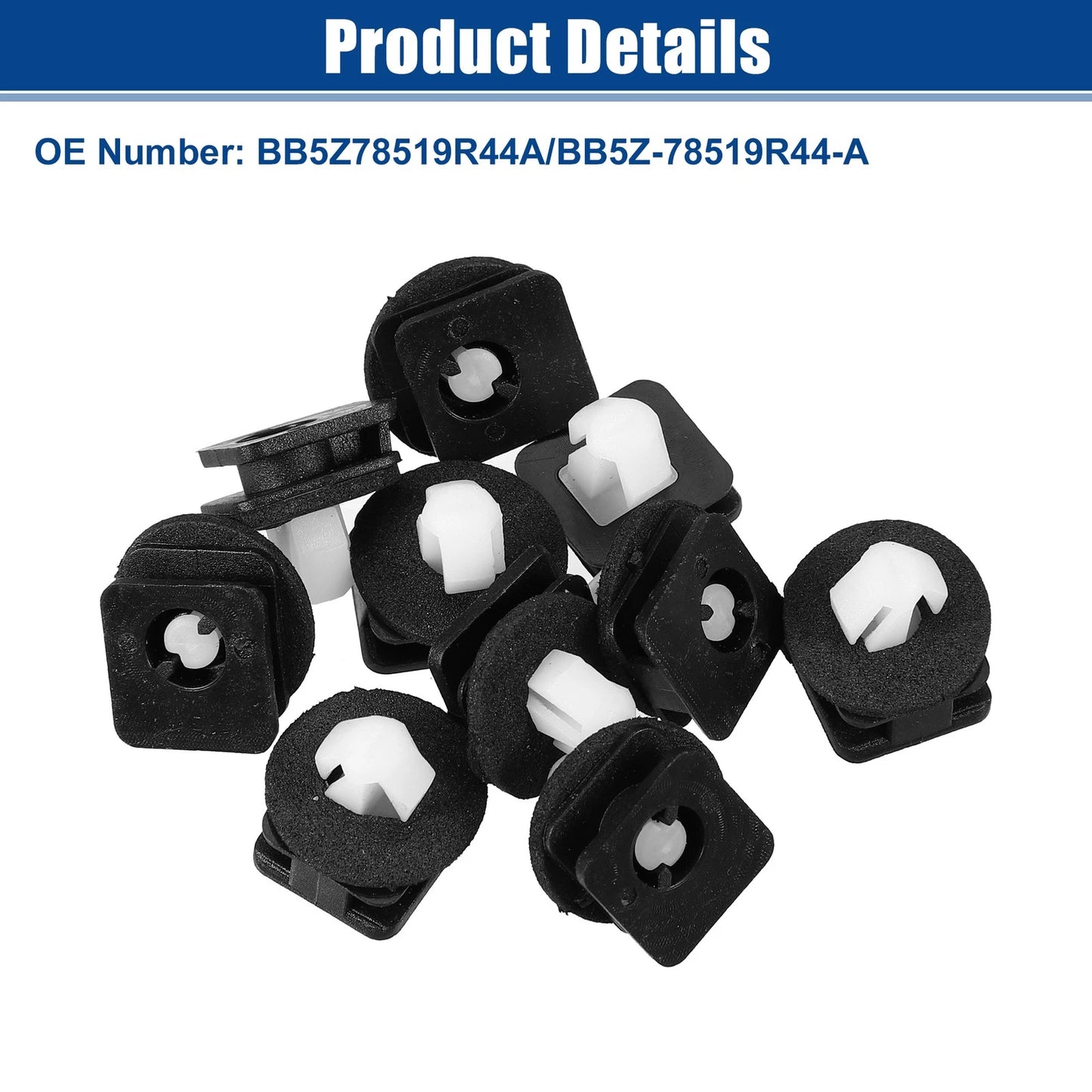 10 x Windshield Clips for Ford Explorer (2011-2021)