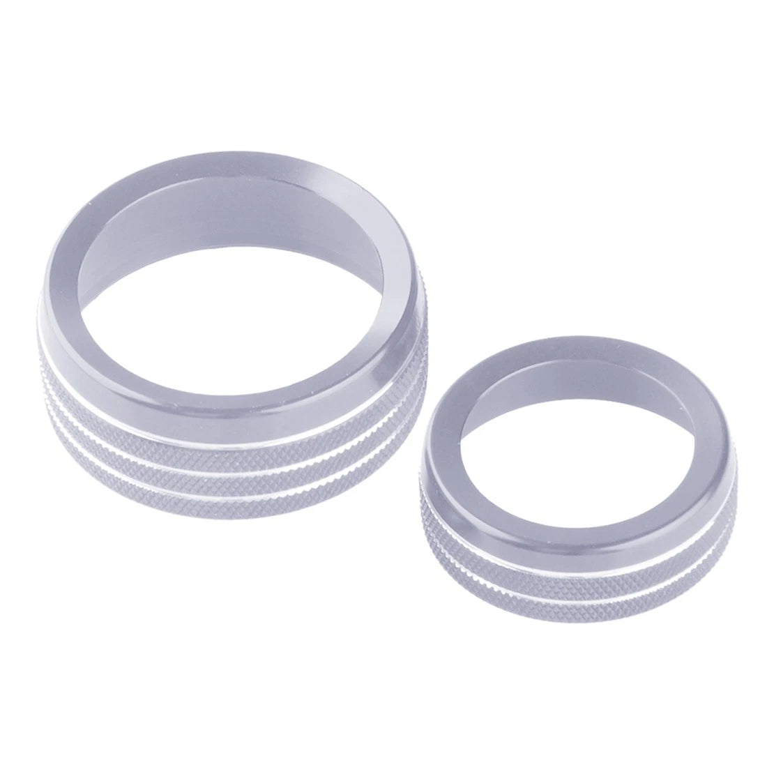 3 x AC Radio Switch Trim Ring Knob Covers for Dodge Durango (2014-2020)