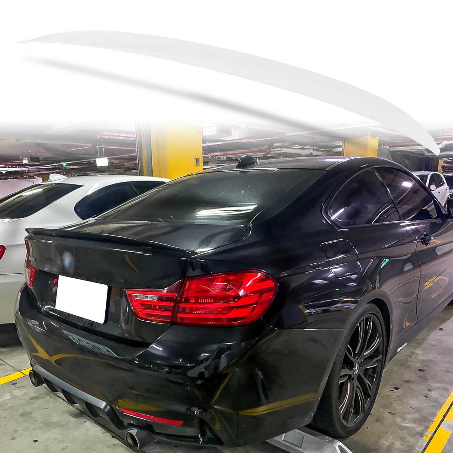 Boot Spoiler for BMW 4-Series F32 (2013-2020) - A96 Mineral White