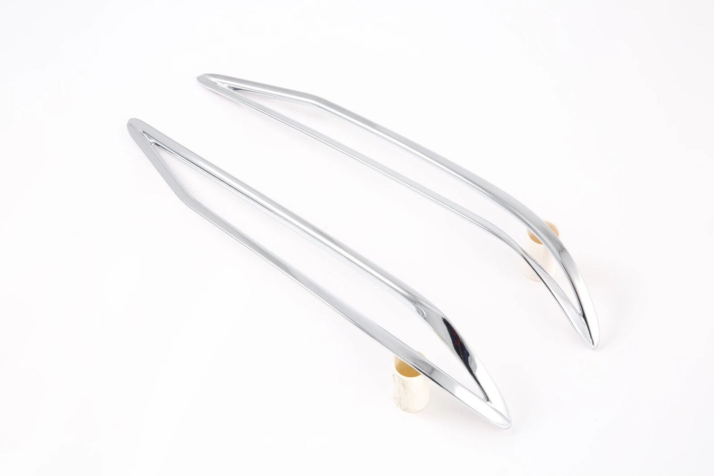 ABS Rear Fog Light Lamp Chrome Cover Trim for Hyundai Elantra (2021-2024) 2 x