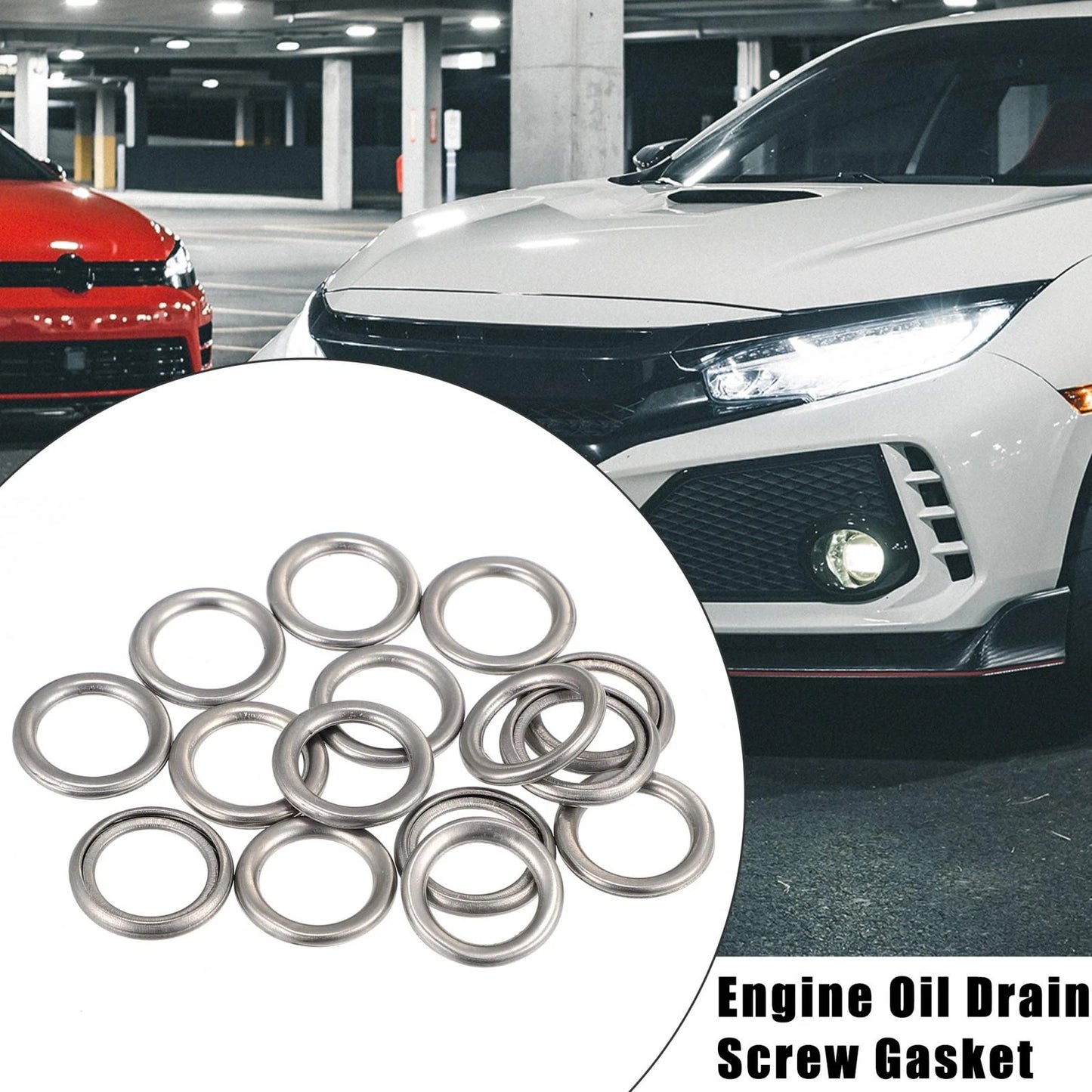 15 x Engine Oil Drain Screw Gaskets M12 for Toyota Tacoma (2009-2019)