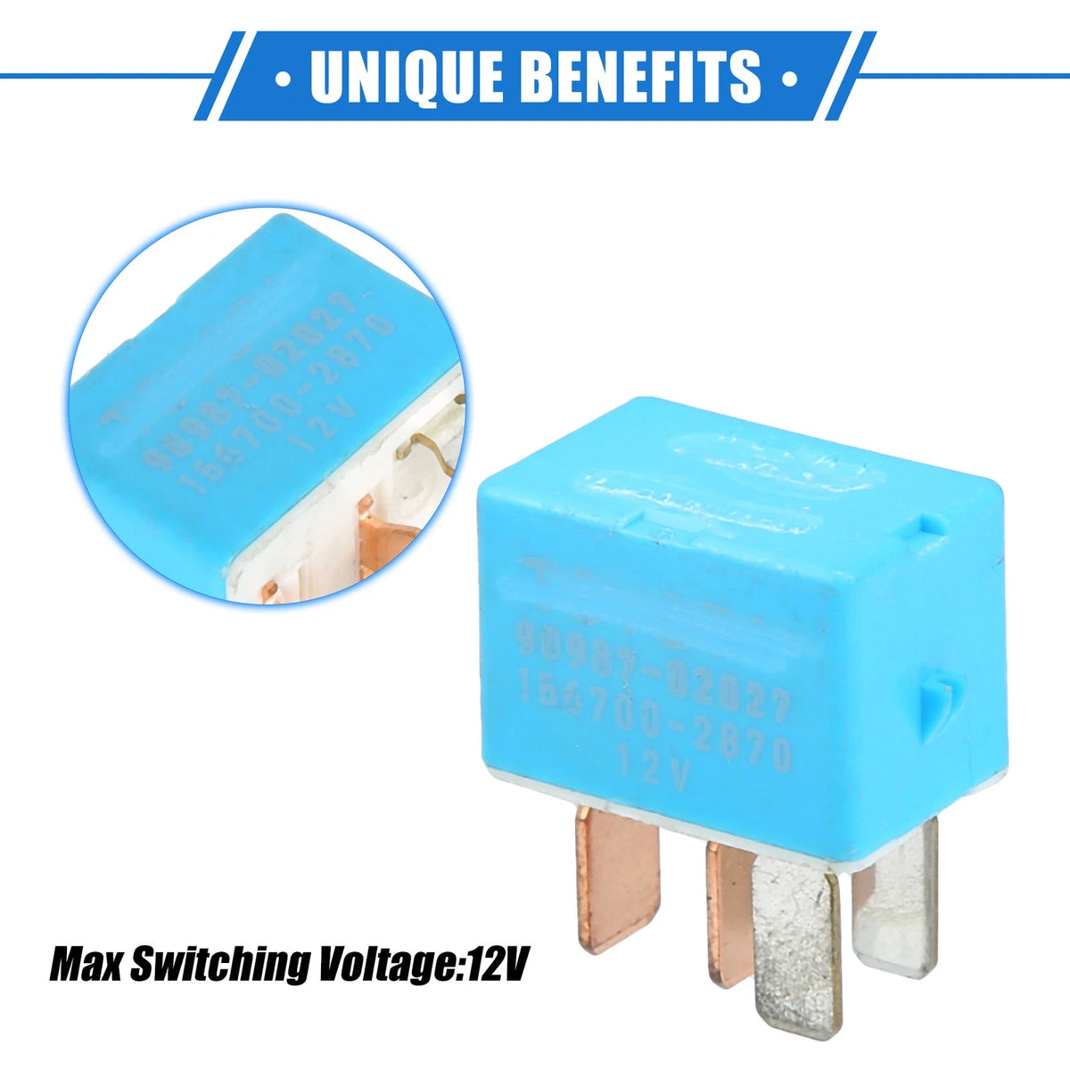 3 x 12V 4 Pin Car Relay for Toyota 4Runner, Scion TC (2006-2022)