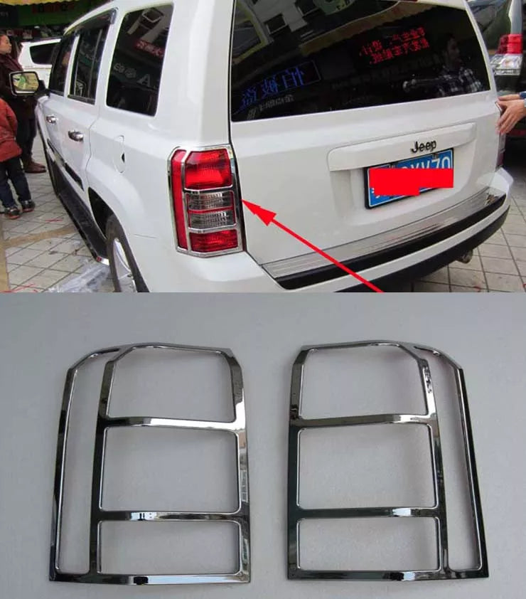 Rear Tail Light Lamp Cover Trim for Jeep Patriot (2012-2015)