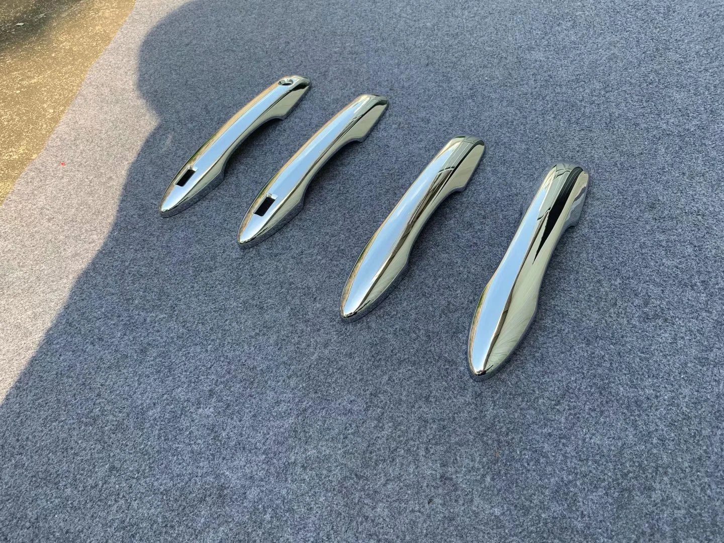 ABS Chrome Door Handle Cover Trim for 2020-2024 Toyota Harrier Venza 4P