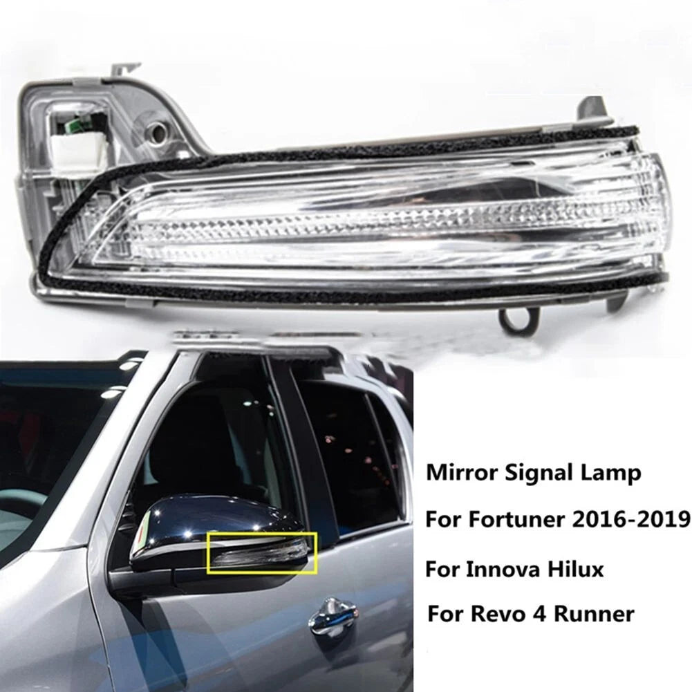Side Mirror Blinker Turn Signal Lights for Toyota Hilux Fortuner (2016–2024)