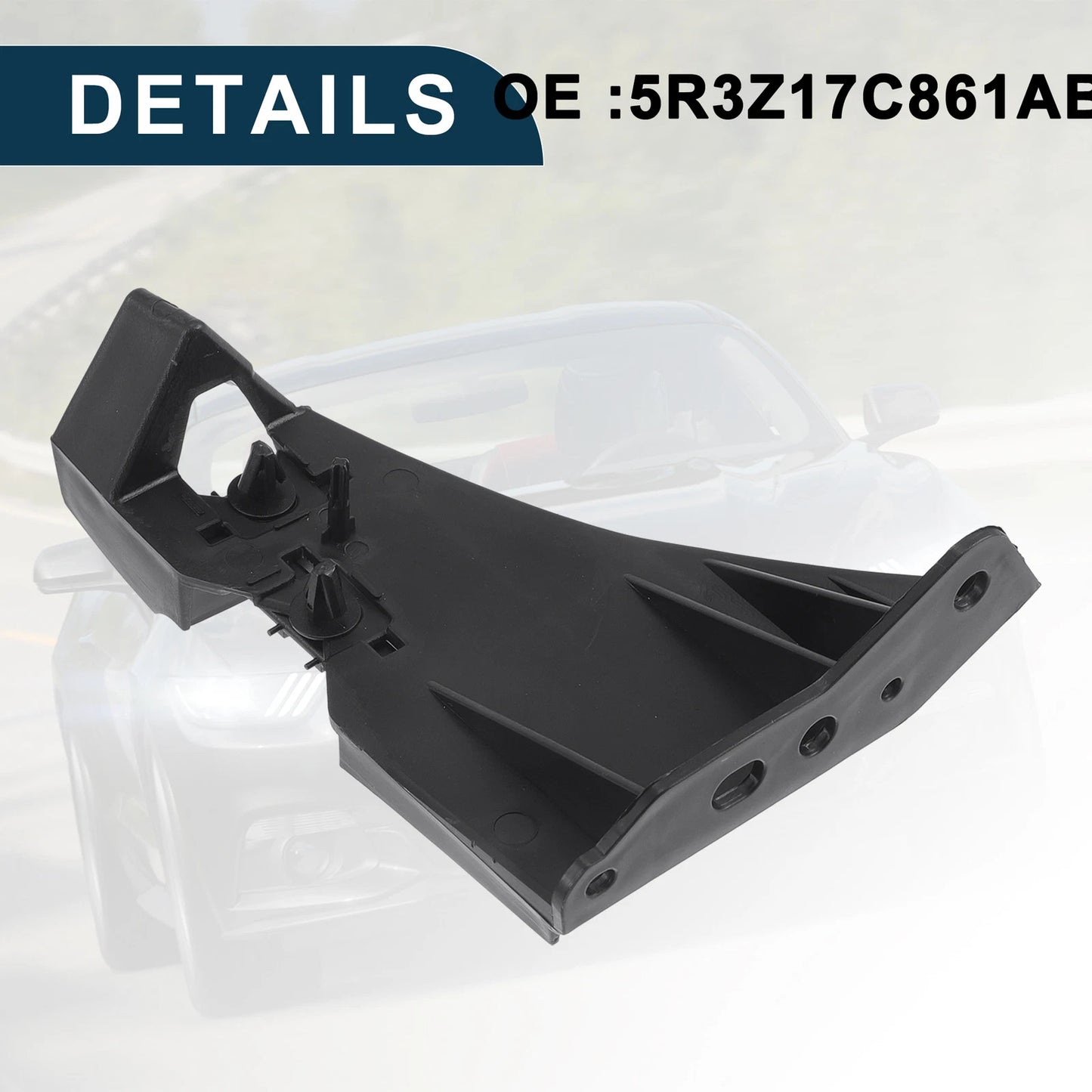 Left Front Bumper Retainer Bracket for Ford Mustang (2005-2014)
