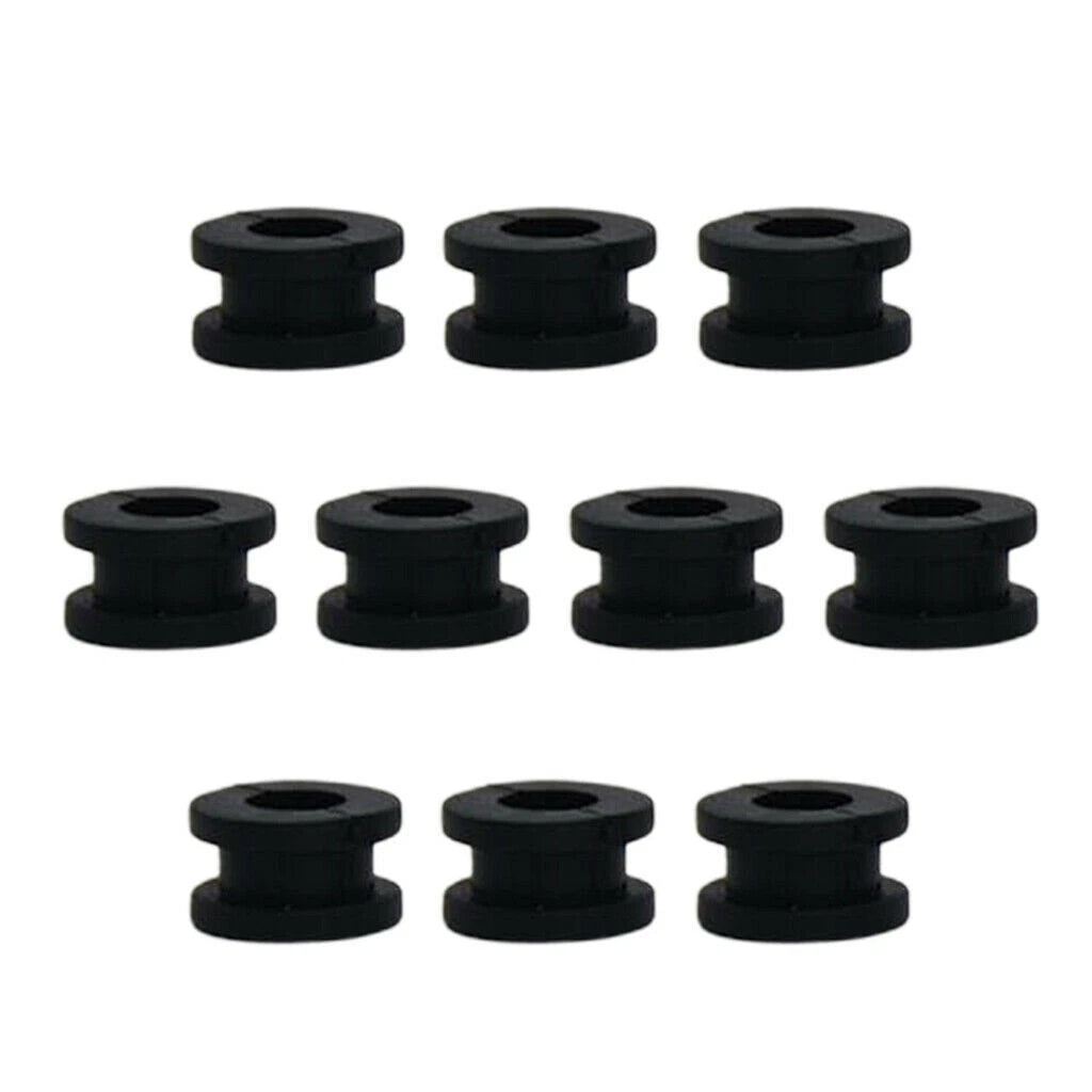 10 x Rubber Grommet Mount Set Side Cover Fender Parts for Motorcycles