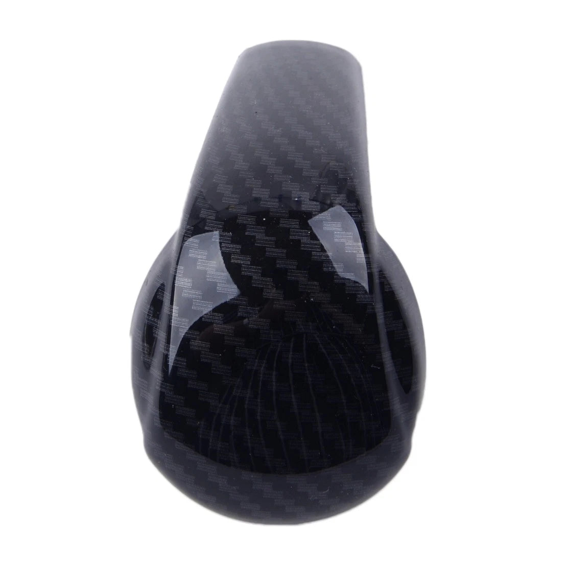 Black Carbon Fiber Style Knob Cover for Mazda 3 Axela (2014-2017)