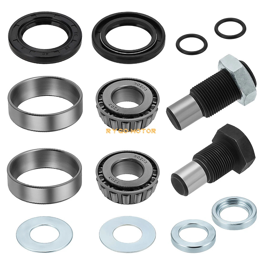 Swing Arm Bearing Seal w/Shaft for Kawasaki Prairie 360 650 700