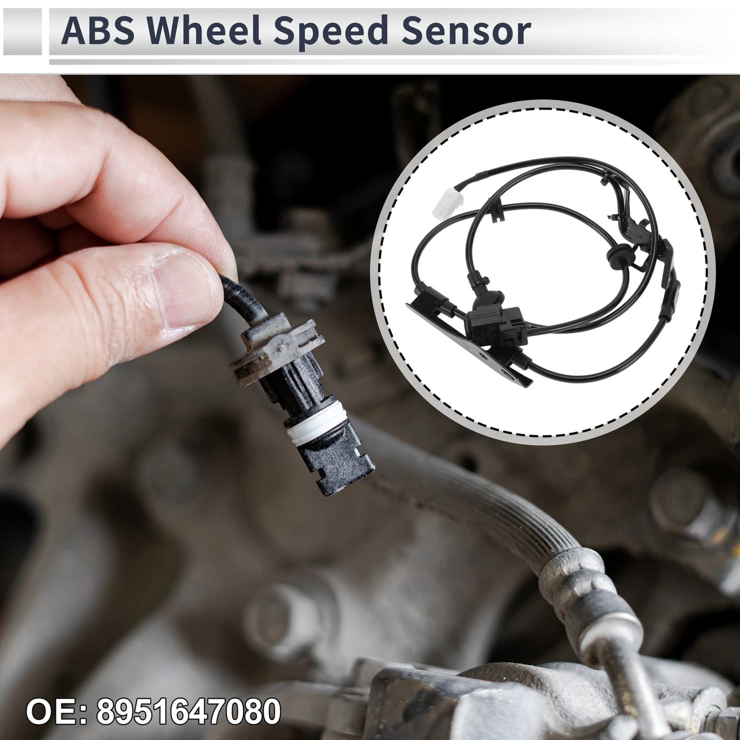 ABS Wheel Speed Sensor for Toyota Prius (2010-2011) - 1 x Rear Left Sensor