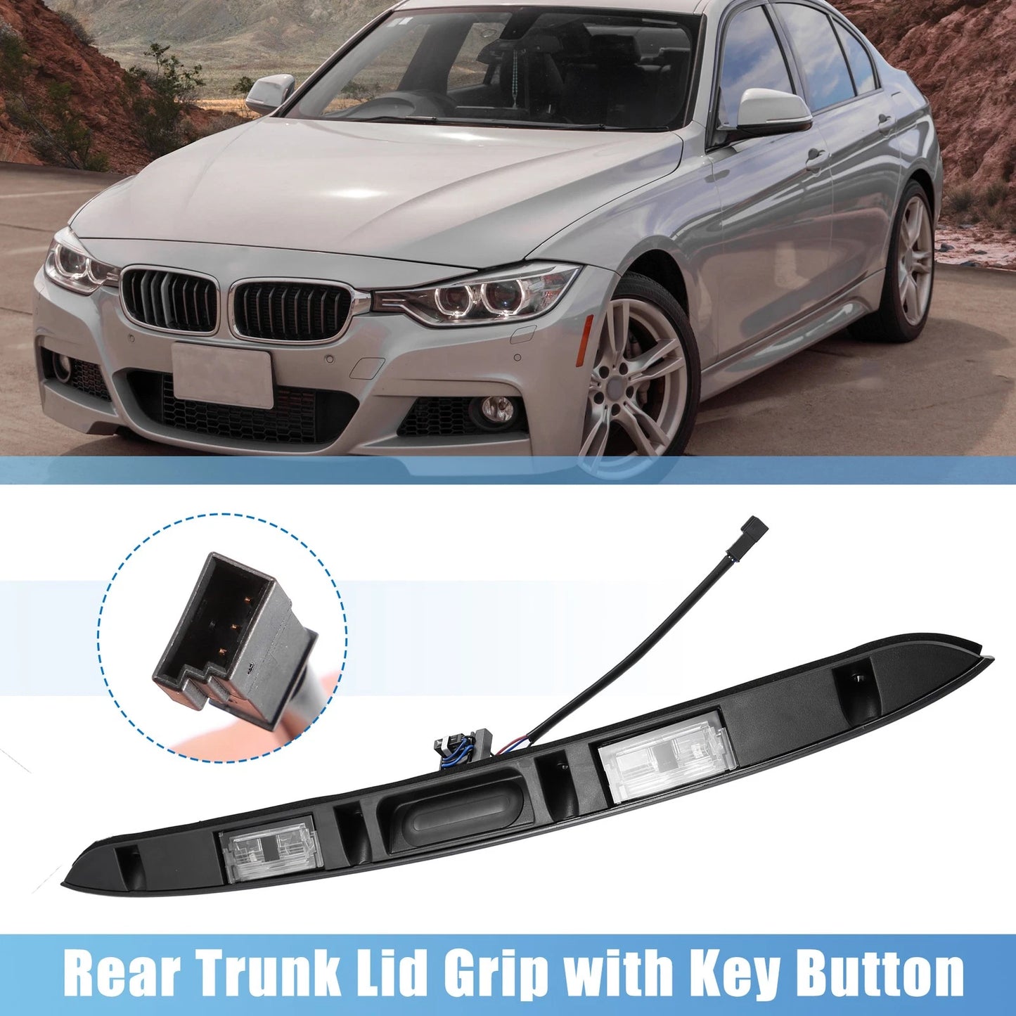 Rear Trunk Hatch Handle for BMW 325i 330i (2006-2013)
