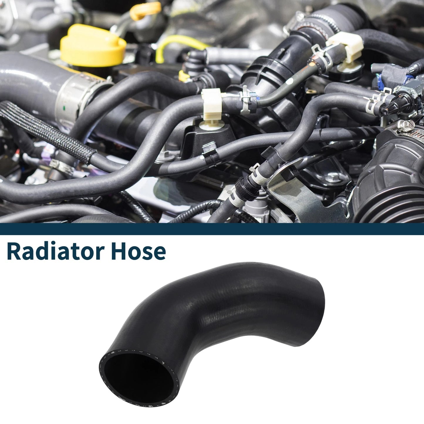 Radiator Hose for Volvo S60 2.4D (2001-2009) Black Rubber Boost Hose