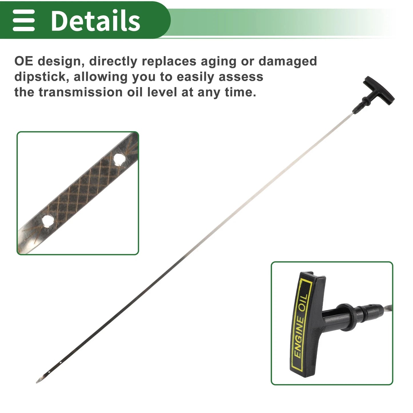Engine Oil Dipstick for Ford Mustang 3.8L (1996-1998)