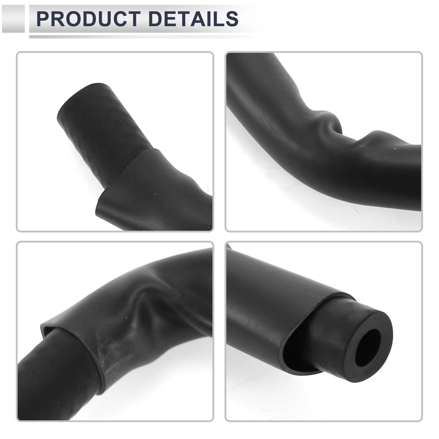 Radiator Coolant Hose for Toyota Solara (2004-2008) Rubber Black 1 Pcs