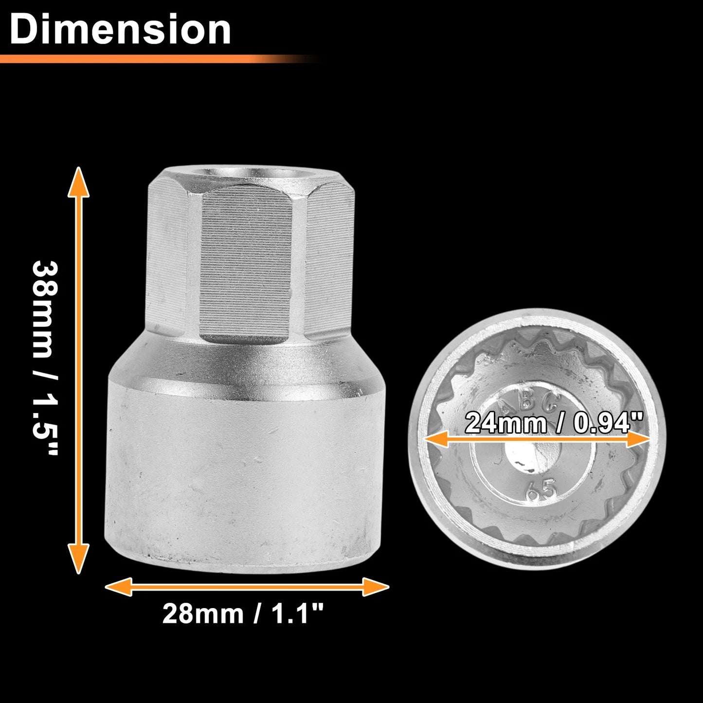 Wheel Lock Lug Nut for VW Touareg (2002-2017)