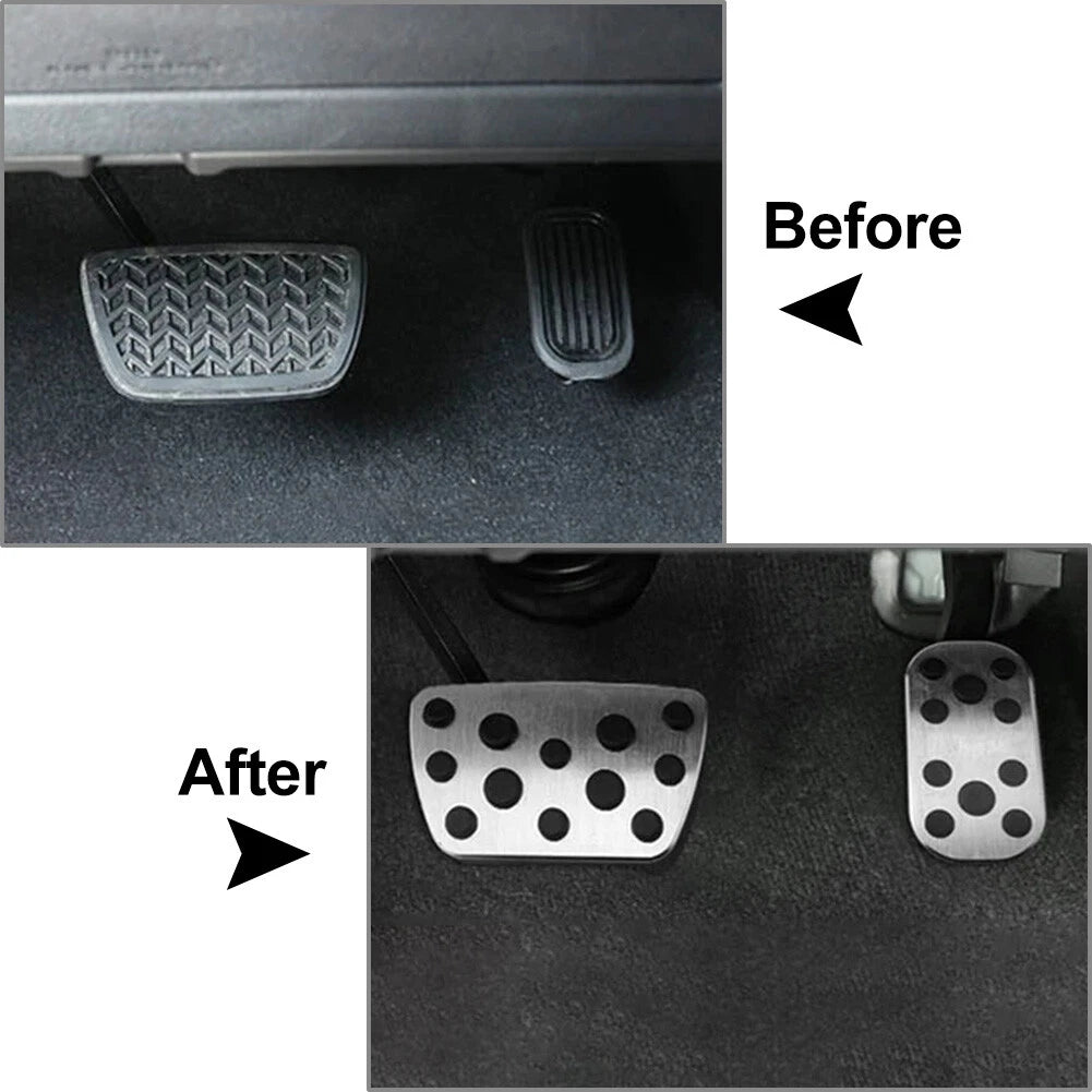 Foot Rest Brake Gas Pedal Covers for Toyota Land Cruiser Prado (2010-2022)