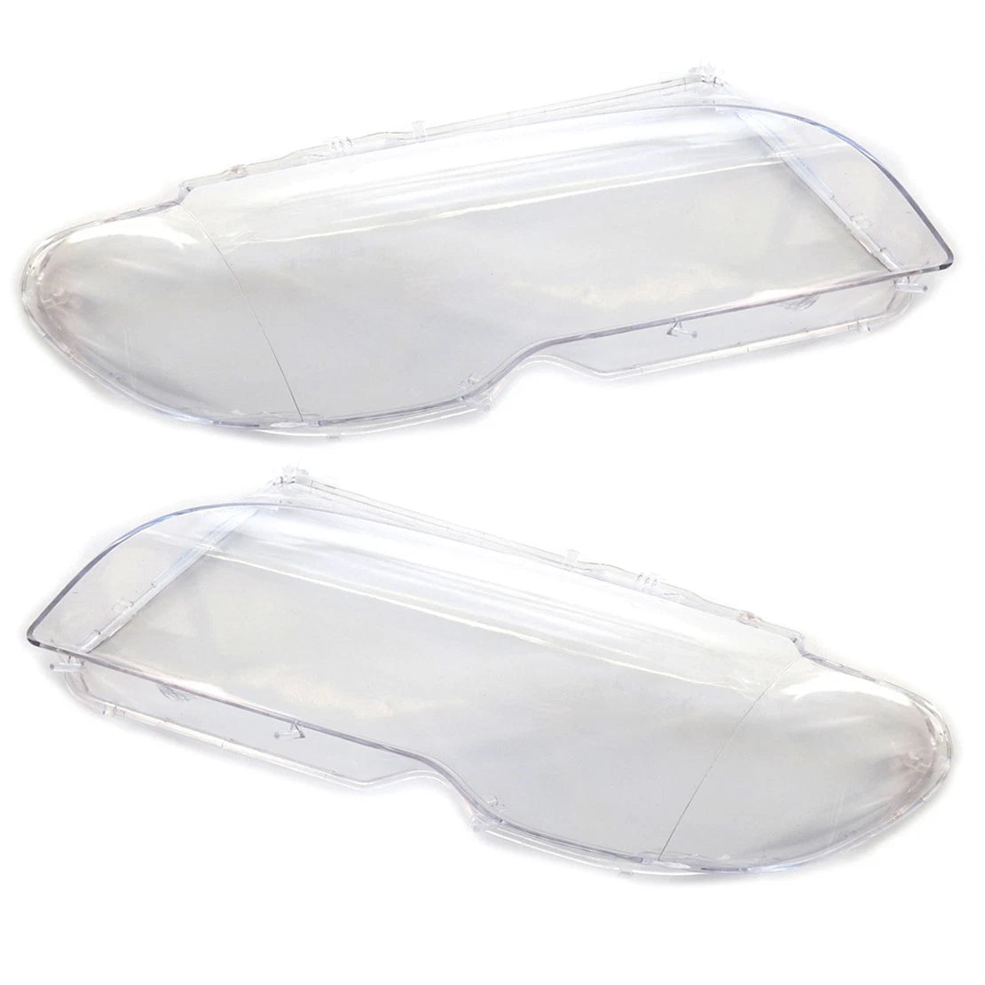 Headlight Glass Lens Covers for BMW 3 Series E46 325Ci 330Ci (2003-2006)