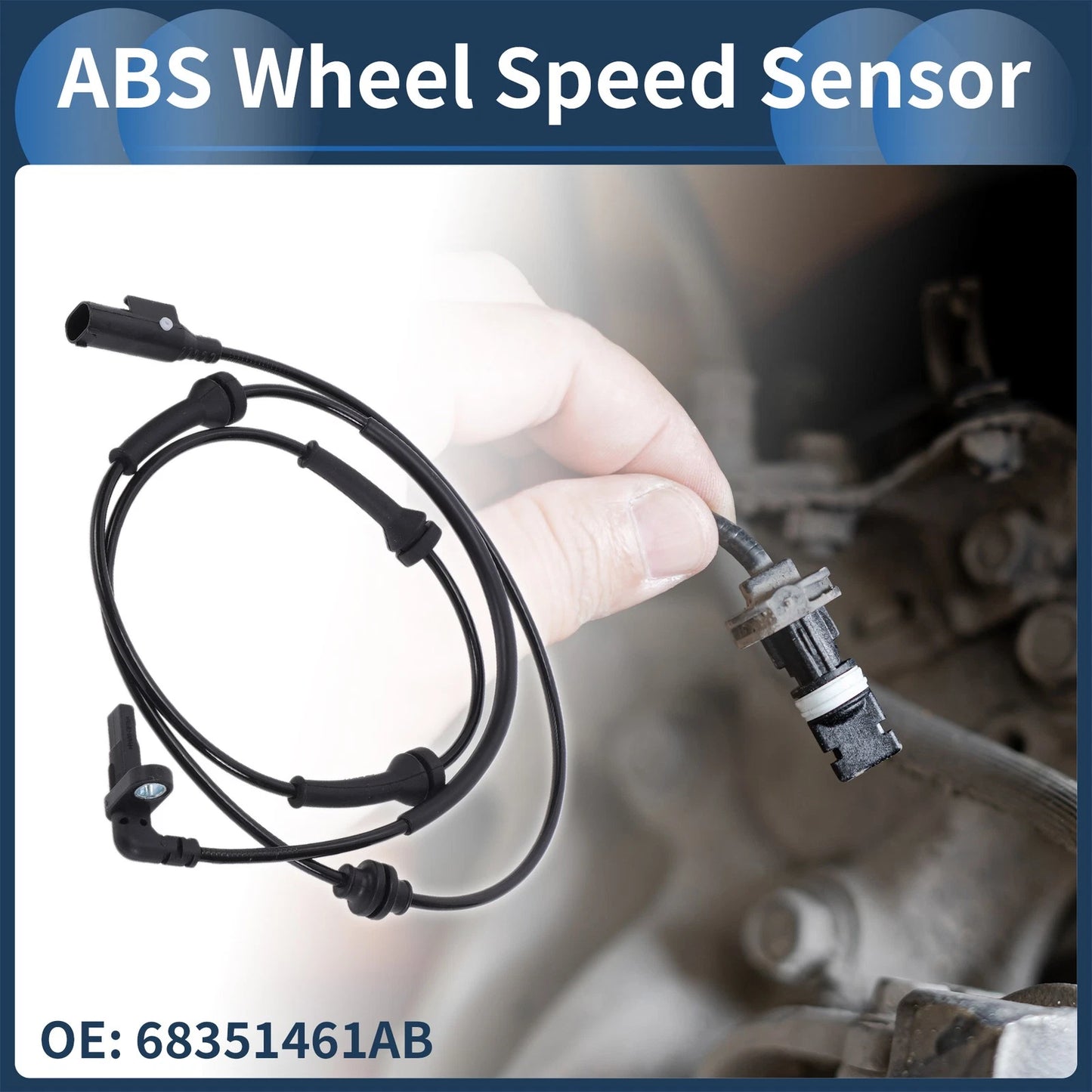 ABS Wheel Speed Sensor for Jeep Compass FWD (2017-2023)