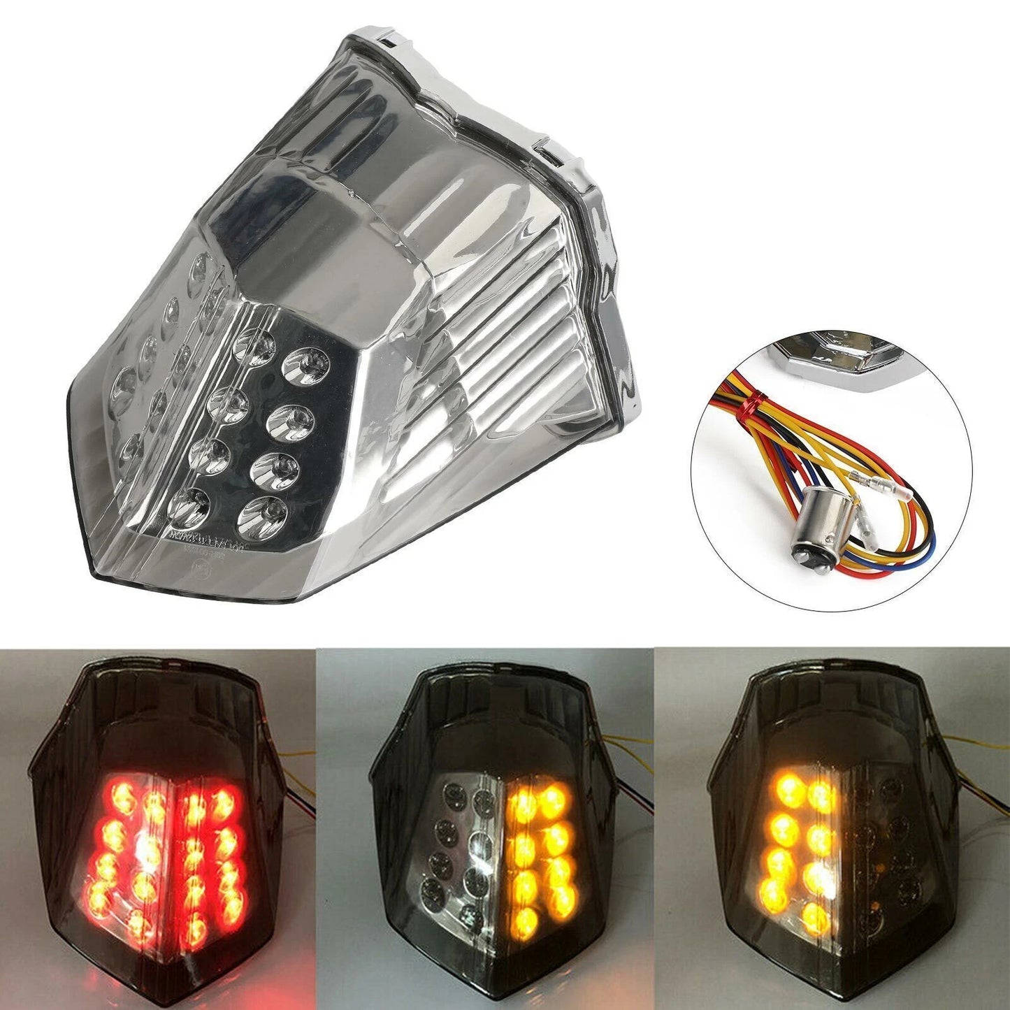 Integrated Turn Signal Tail Light for Yamaha Diversion 600 XJ6 FZ6 (2009-2017)