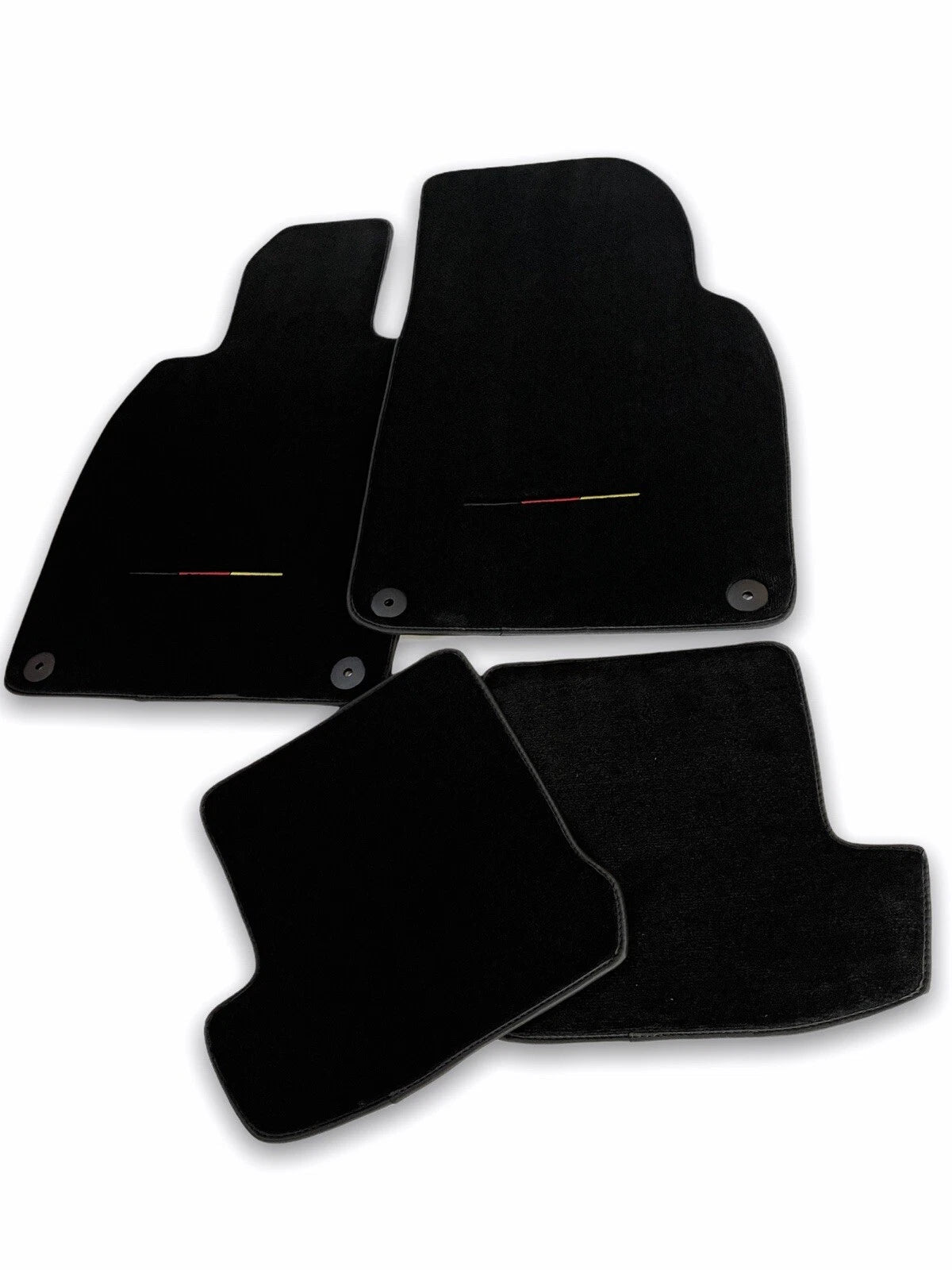 Floor Mats for Audi SQ8 LHD Carpet Black Germany Flag (2020-2022)