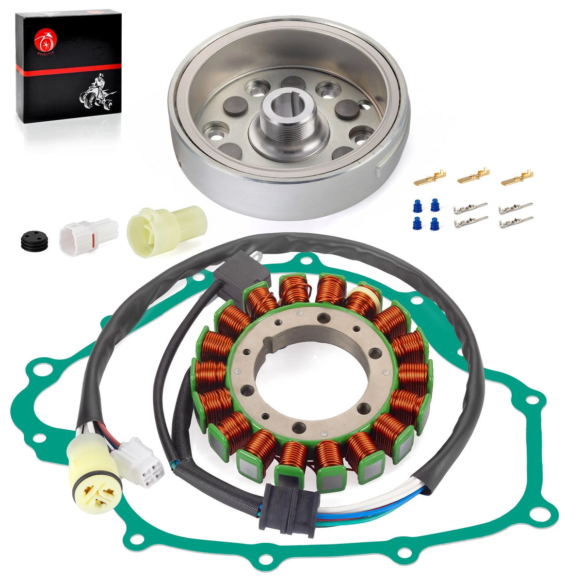 Stator & Flywheel Rotor & Gasket for Yamaha Rhino YXR 660 (2004–2007)