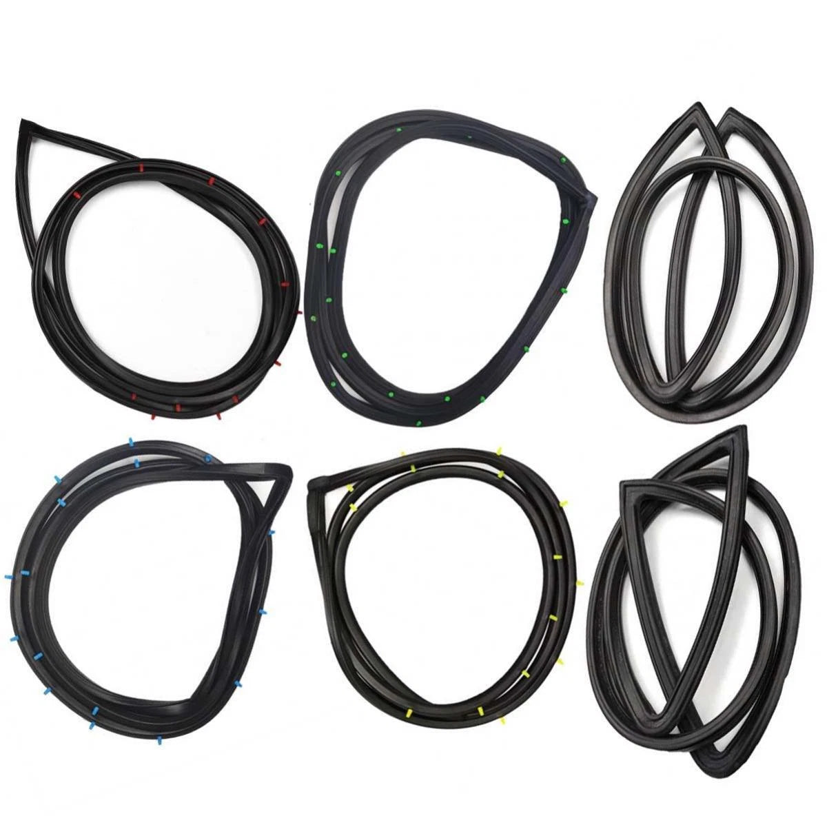 Windshield Front Rear Door Rubber Fits Datsun Sunny B210 120Y 4D SED 1973-77 D05