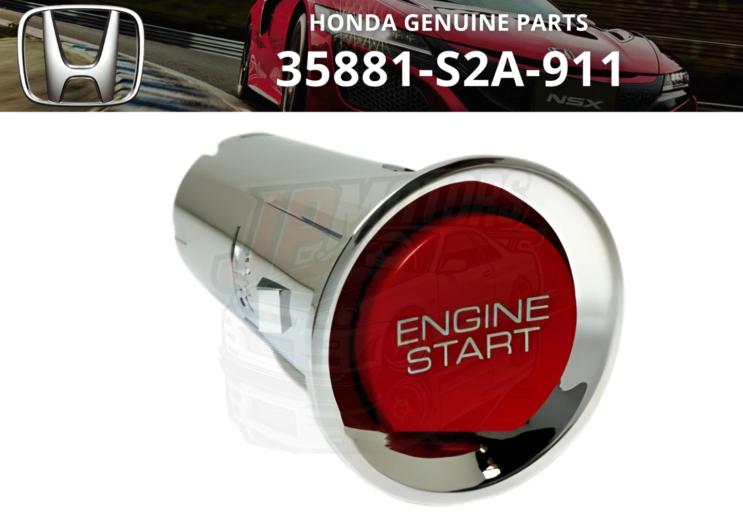 Start Push Button Switch Engine Starter Ignition for Honda S2000 (1999–2009)