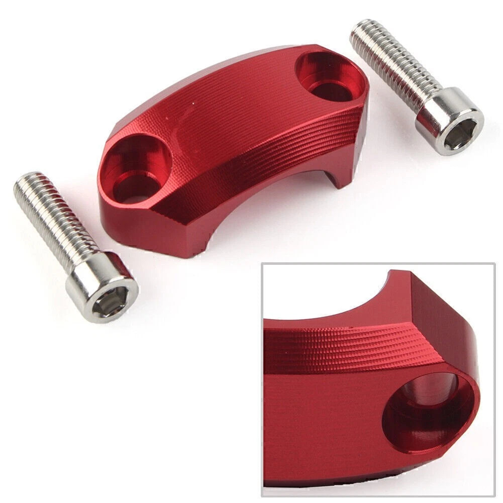 22mm CNC Master Cylinder Perch Clamp Cover RED for Motocross MX Enduro
