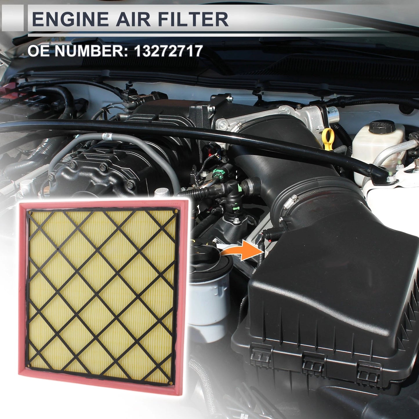 Engine Air Filter for Chevrolet Cruze (2009 - 2016)