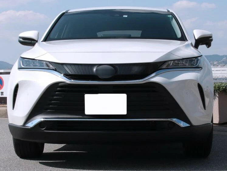 Chrome Front Lower Bumper Grille Cover Trim for Toyota Harrier Venza (2020-2024)