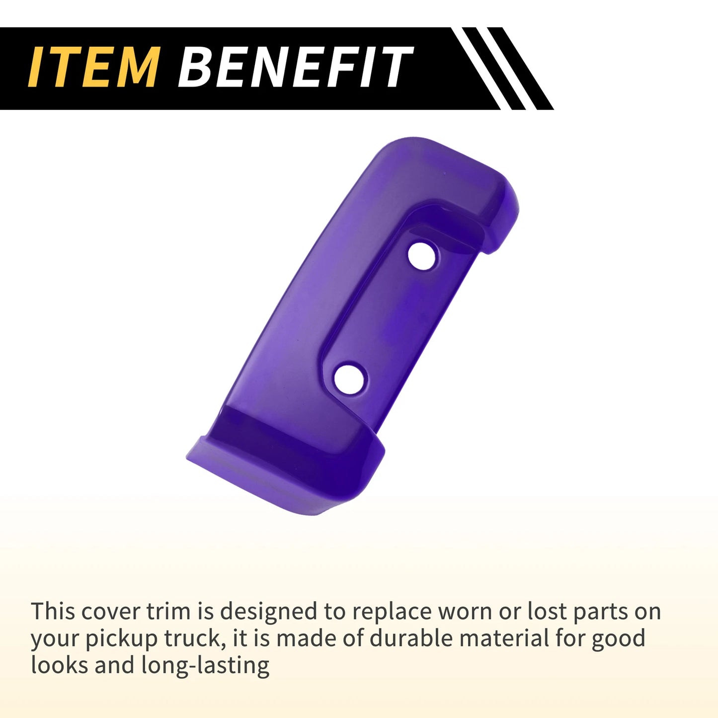 Rear Door Latch Lock Cover Trim for Jeep Wrangler JL JLU (2018-2024) - Purple