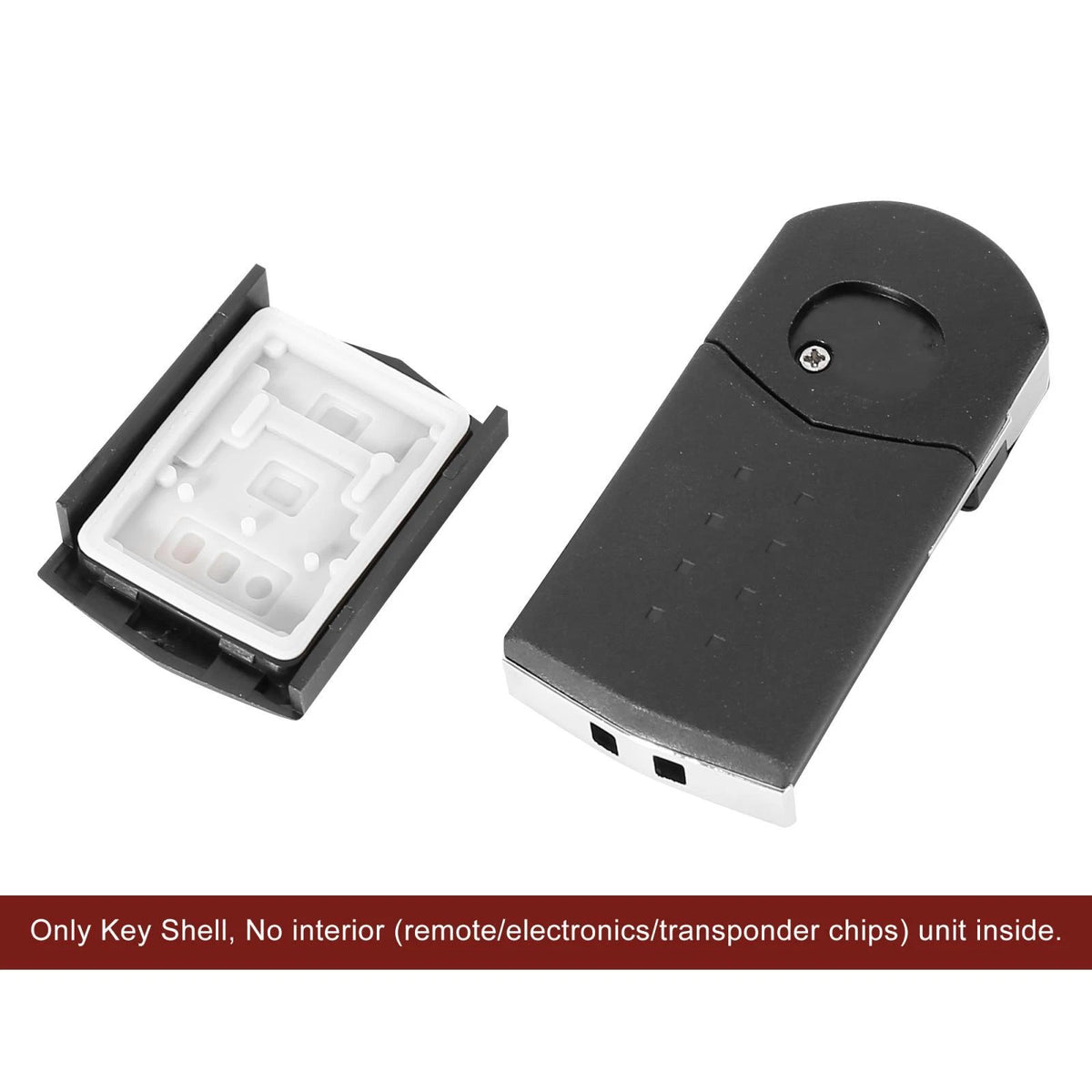 Smart Remote Flip Key Fob Shell Case 4 Buttons for Mazda 3 5 6 RX-8 CX-7 CX-9 (2004-2020)