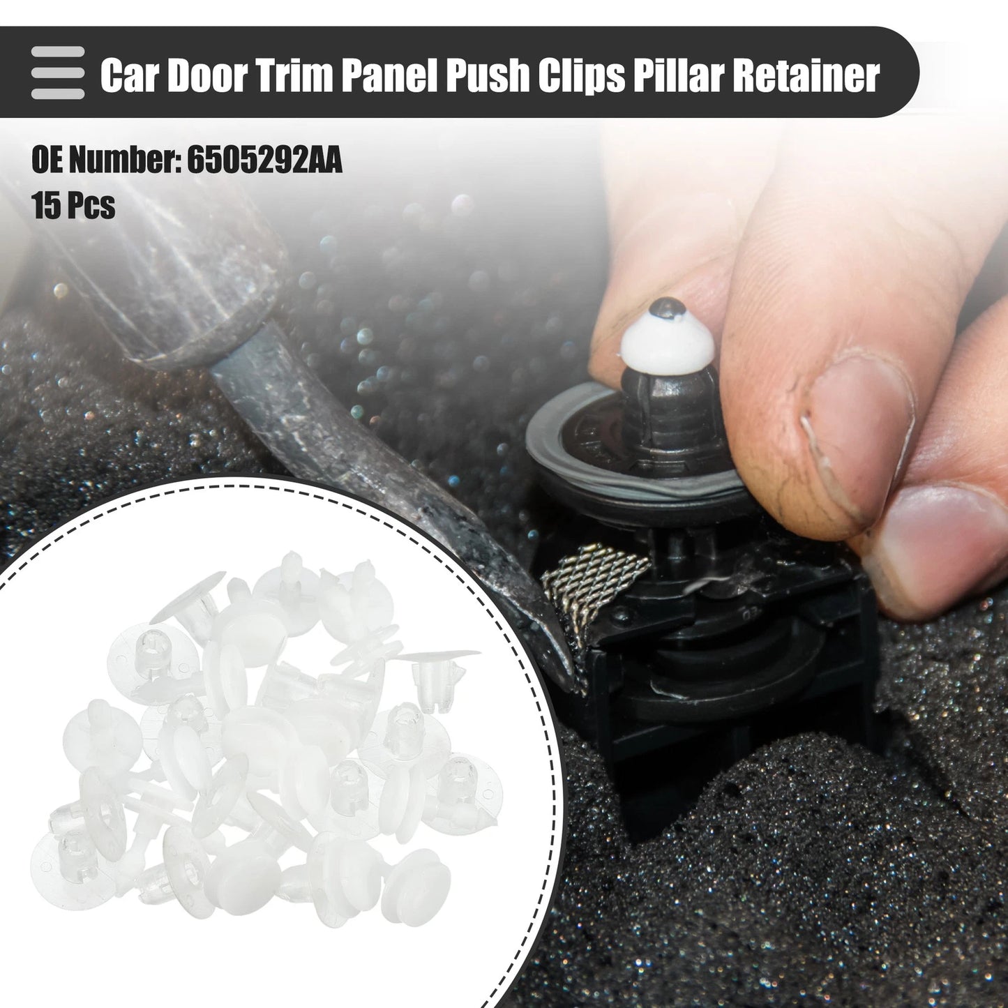 Car Door Trim Panel Push Clips Pillar Retainer 15 Pcs for Dodge