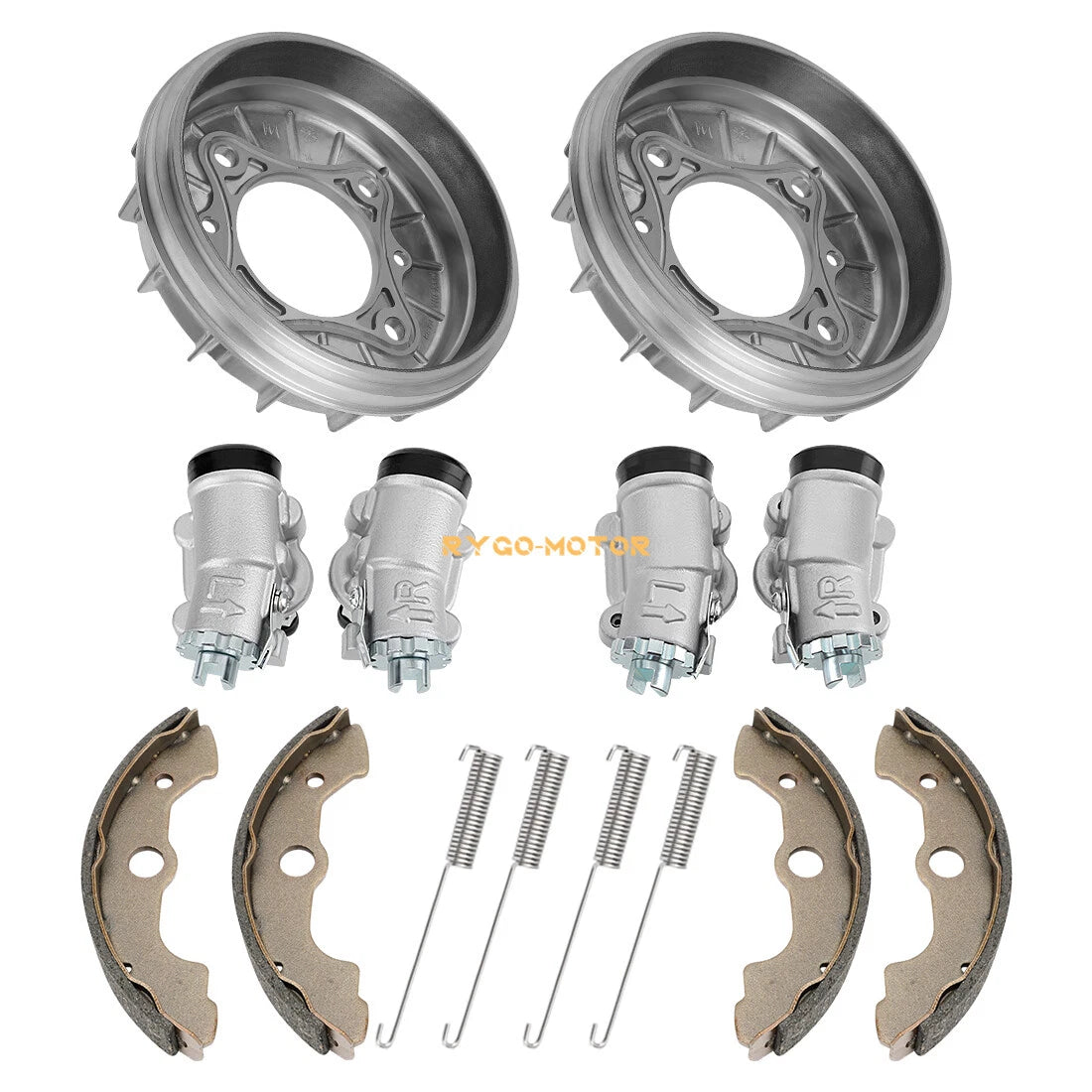 2 x Front Brake Drums Wheel Cylinders for Honda Foreman 400 450