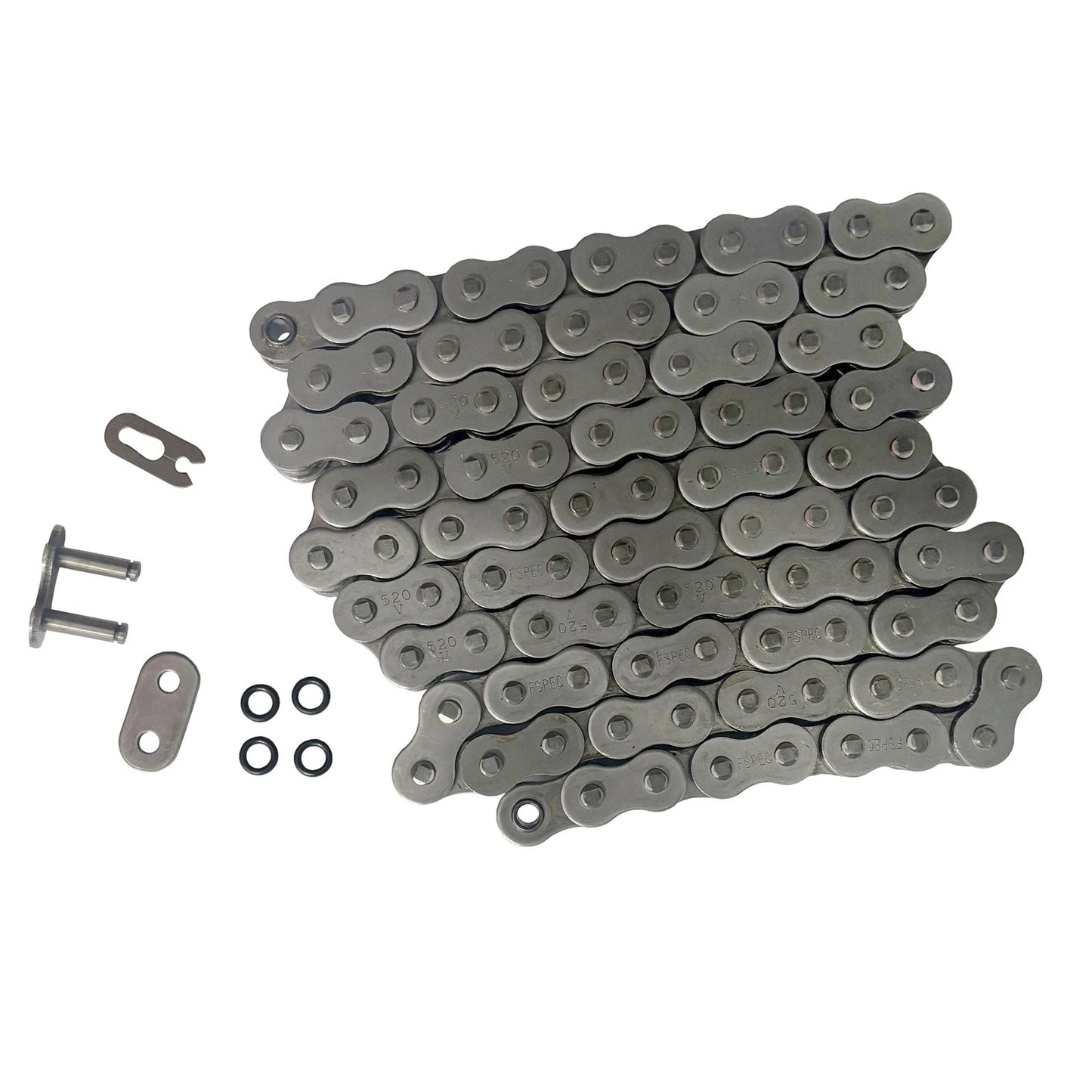 Natural 520x98 O-Ring Drive Chain for Yamaha YFZ450X (2010–2011)