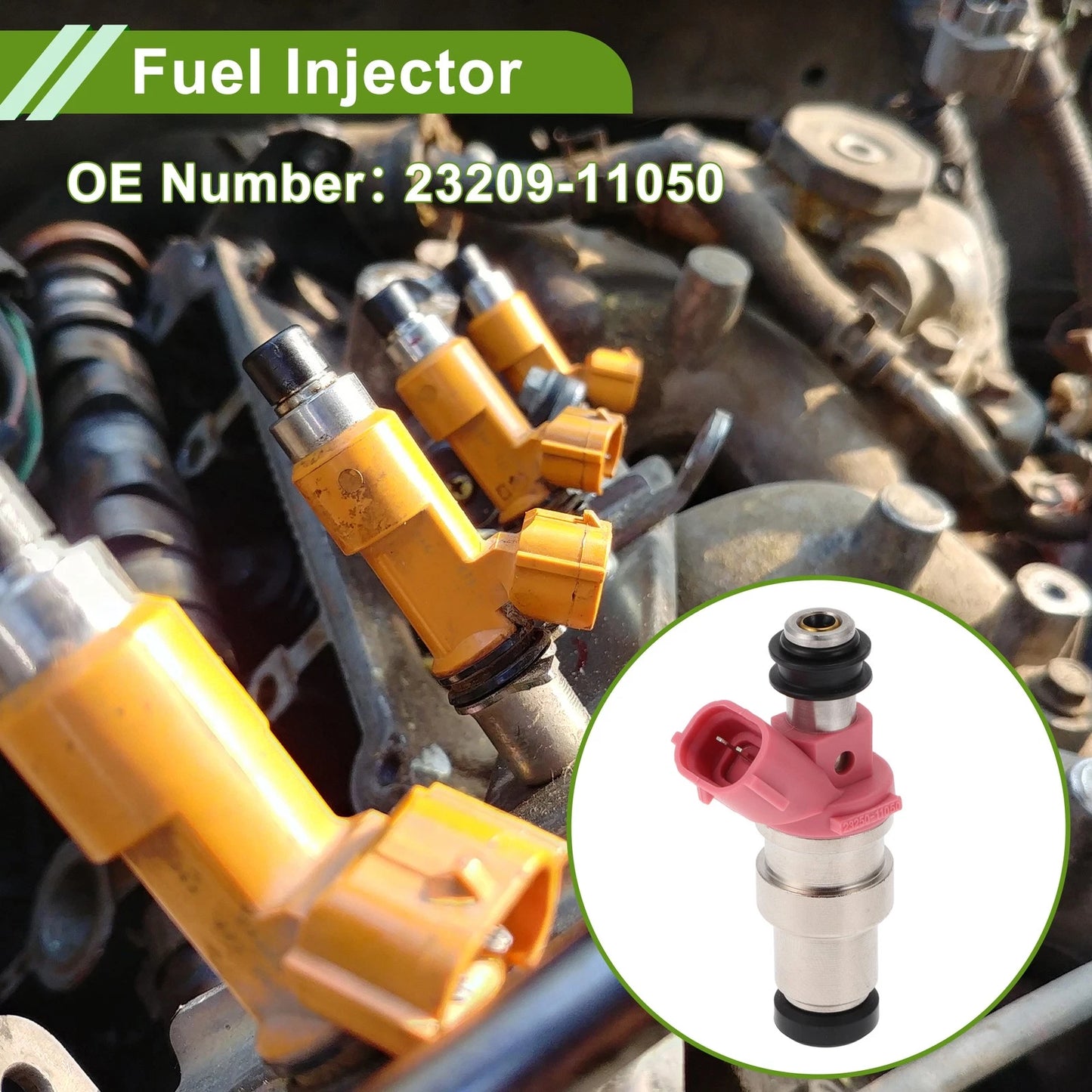 Fuel Injector 23209-11050 for Toyota Corolla AE10, CE10, EE10 (1990-1997)