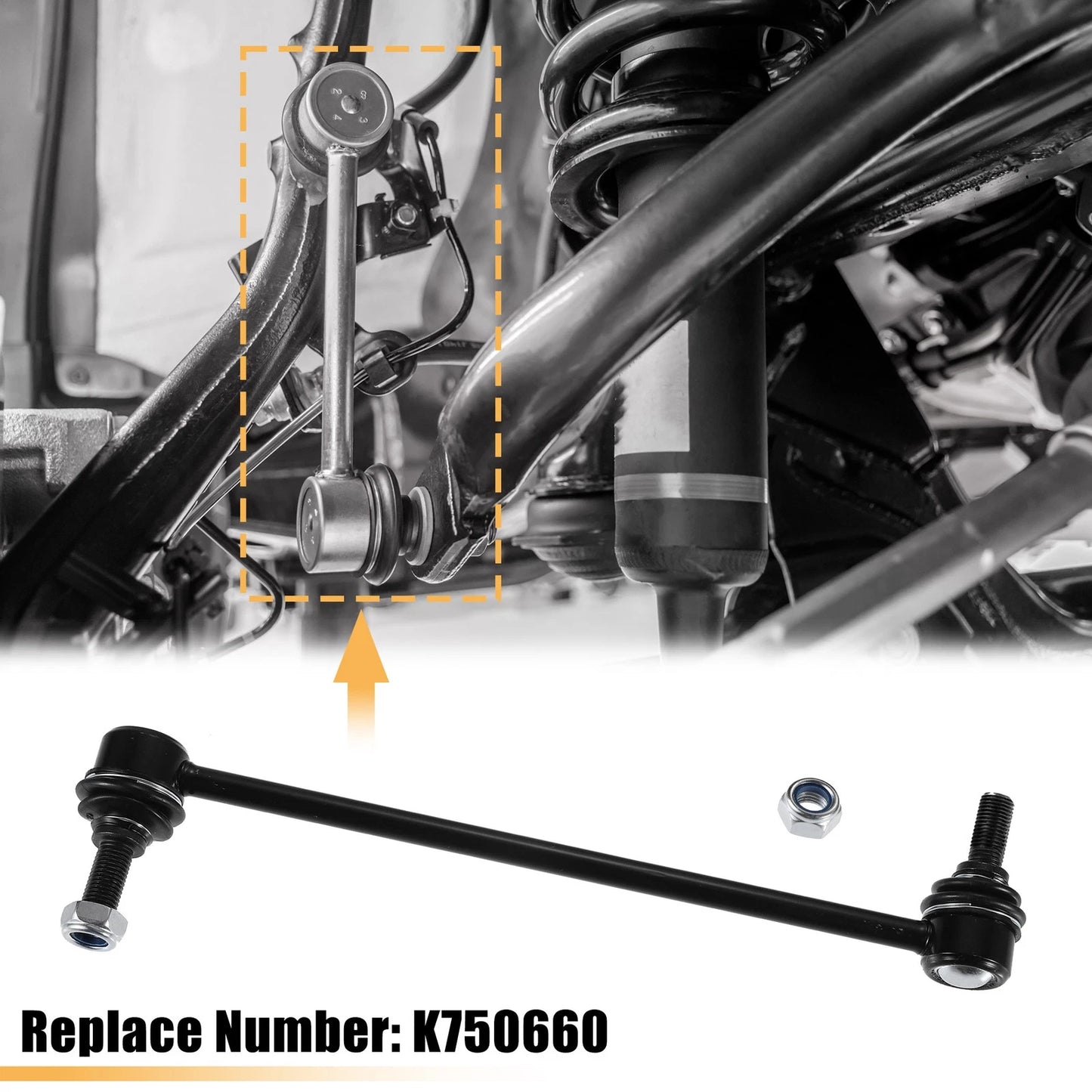 2 x Front Rear Sway Bar Links Stabilizer End Link for Buick Regal (2011–2017)