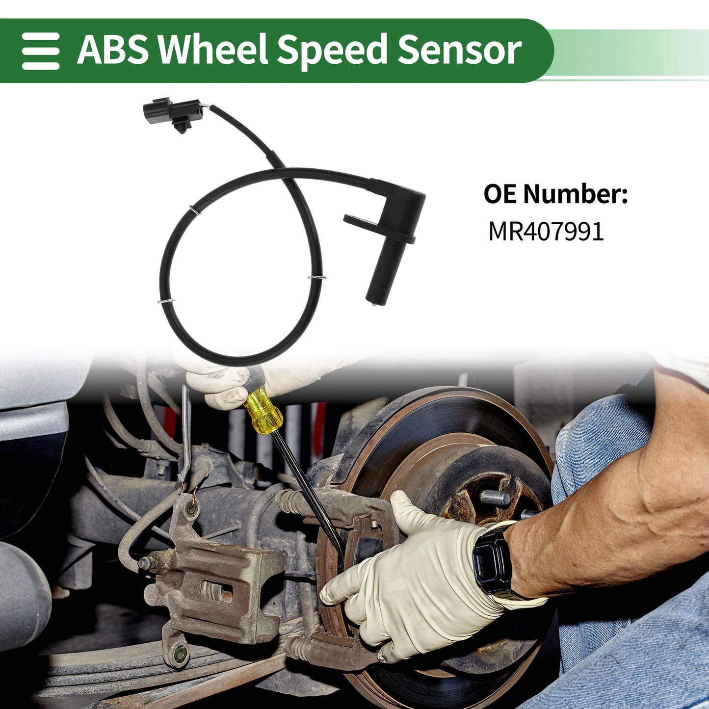 ABS Wheel Speed Sensor for Mitsubishi Space Runner (1991-1998)