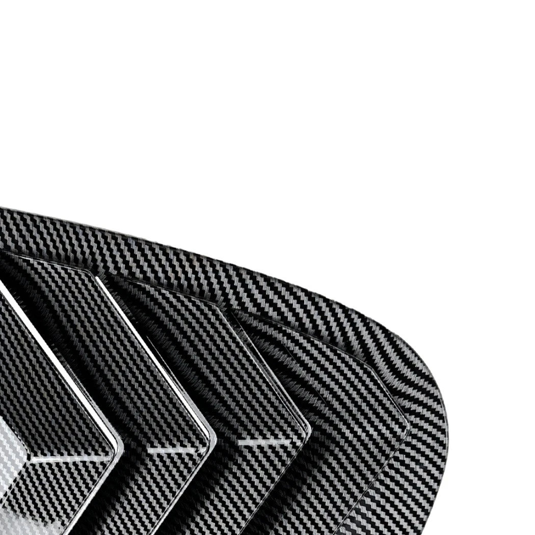 Carbon Look Rear Window Scoop Shutter Vent Covers for BMW 1Series (2005–2011)