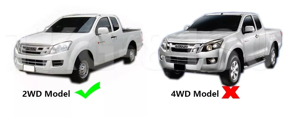 Rear Splash Guard Mud Flap for Isuzu D-Max (2WD) (2012-2015)